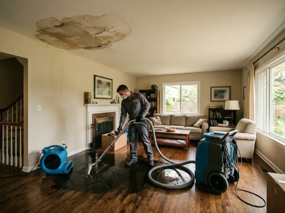 attic-pipe-burst-ceiling-drip-008 — frequently asked questions, Water Damage Restoration & Carpet Care in Hamilton, OH